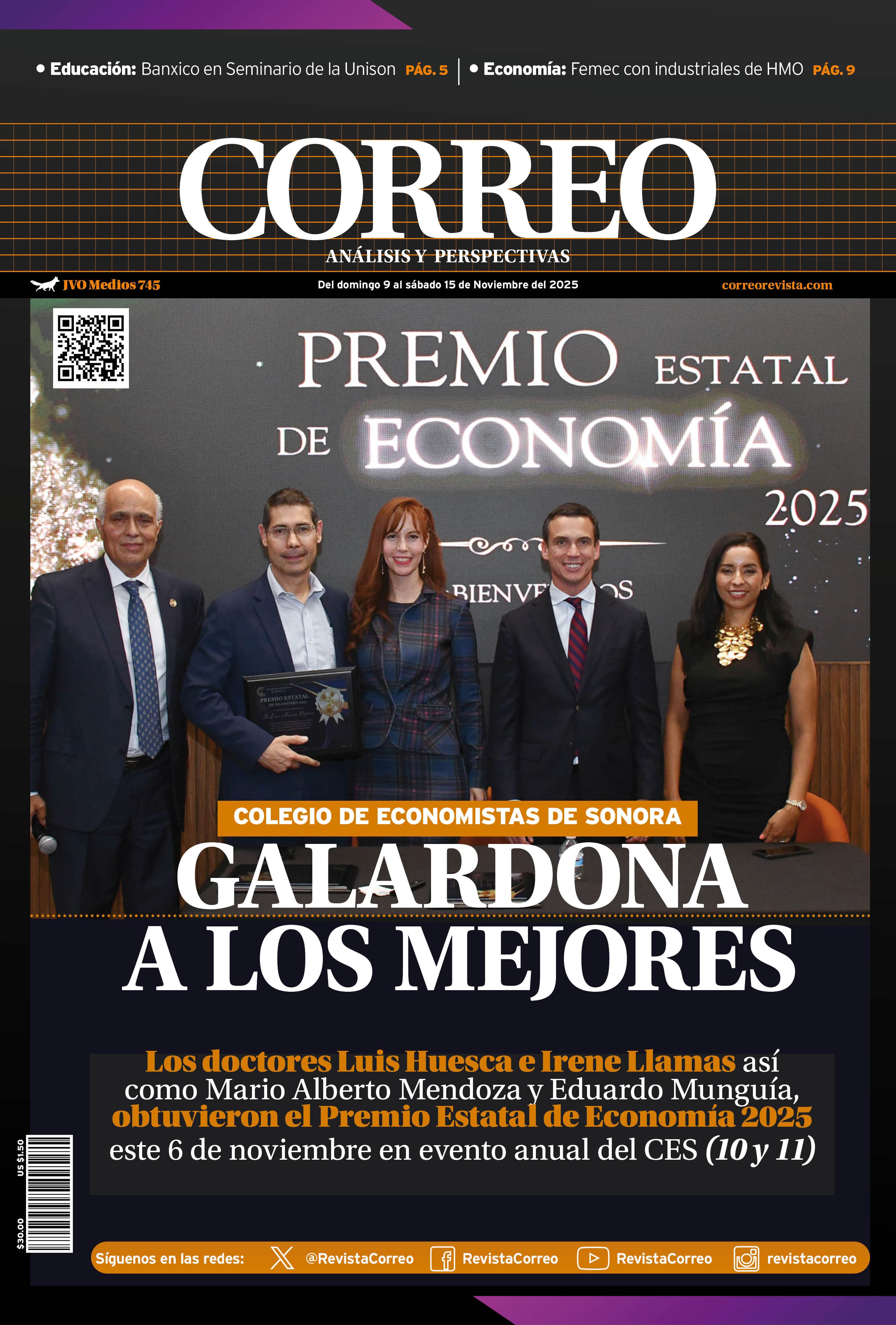 Portada de la edición REVISTA CORREO 745