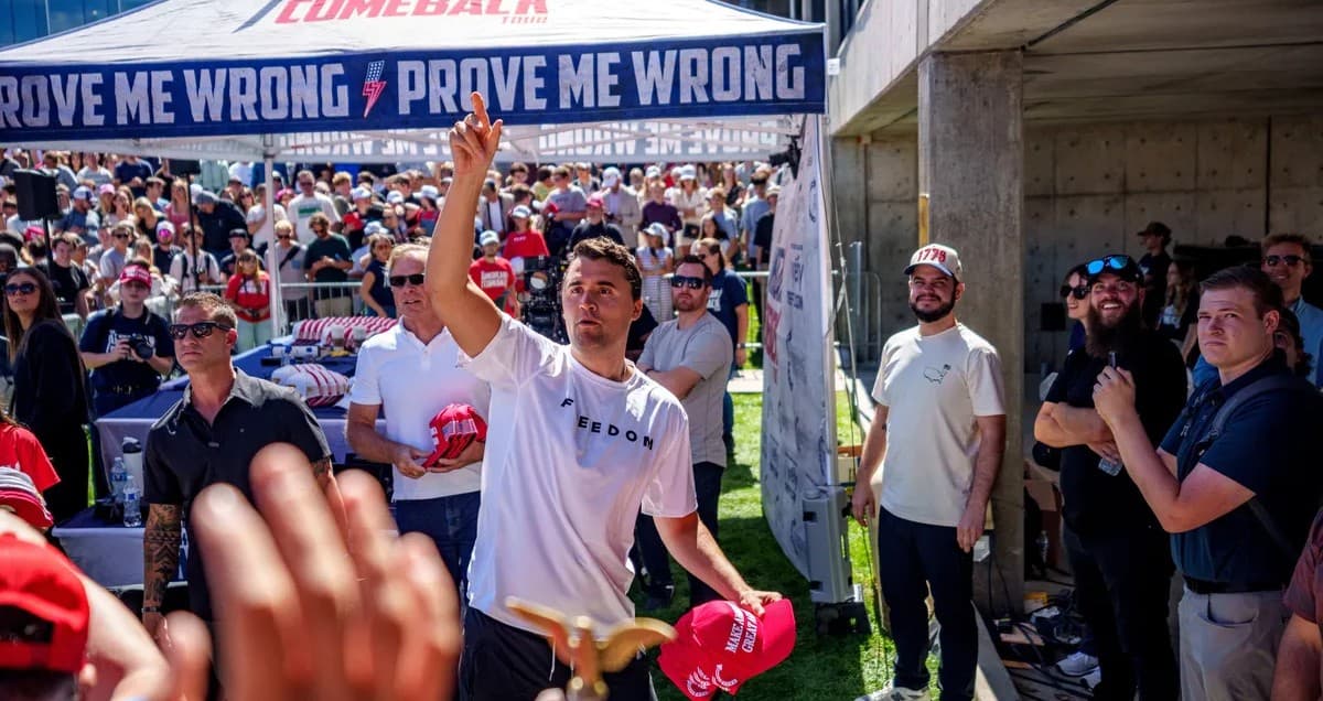 Imagen de la columna: Asesinato de Charlie Kirk