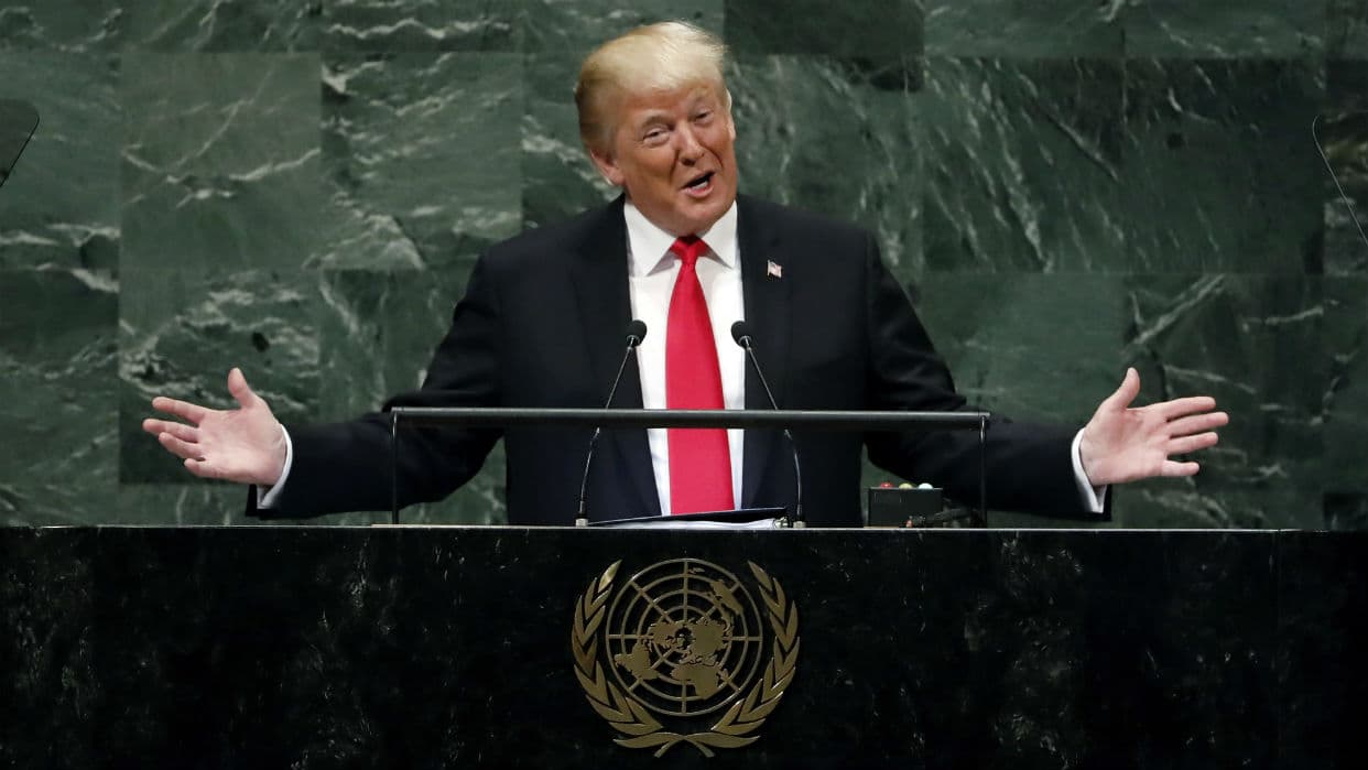 Imagen de la columna: Discurso de Trump en la ONU