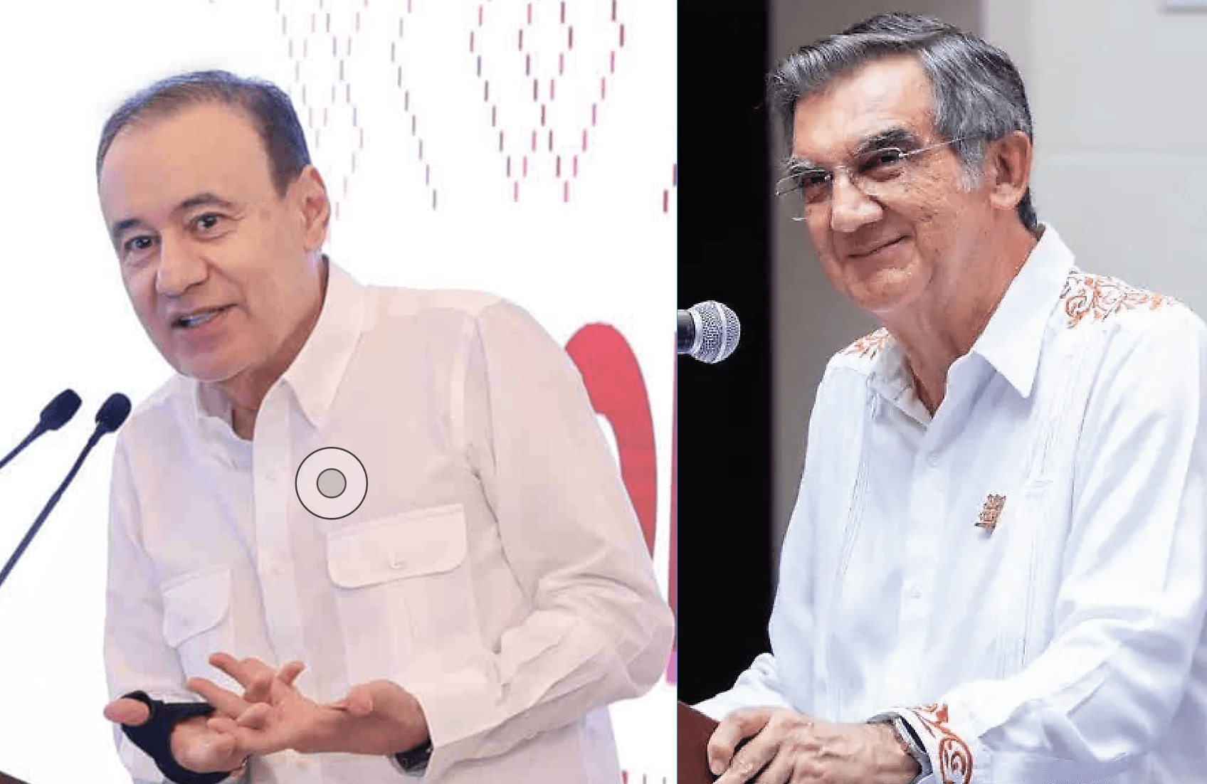 Niegan acusaciones gobernadores Alfonso Durazo y Américo Villarreal