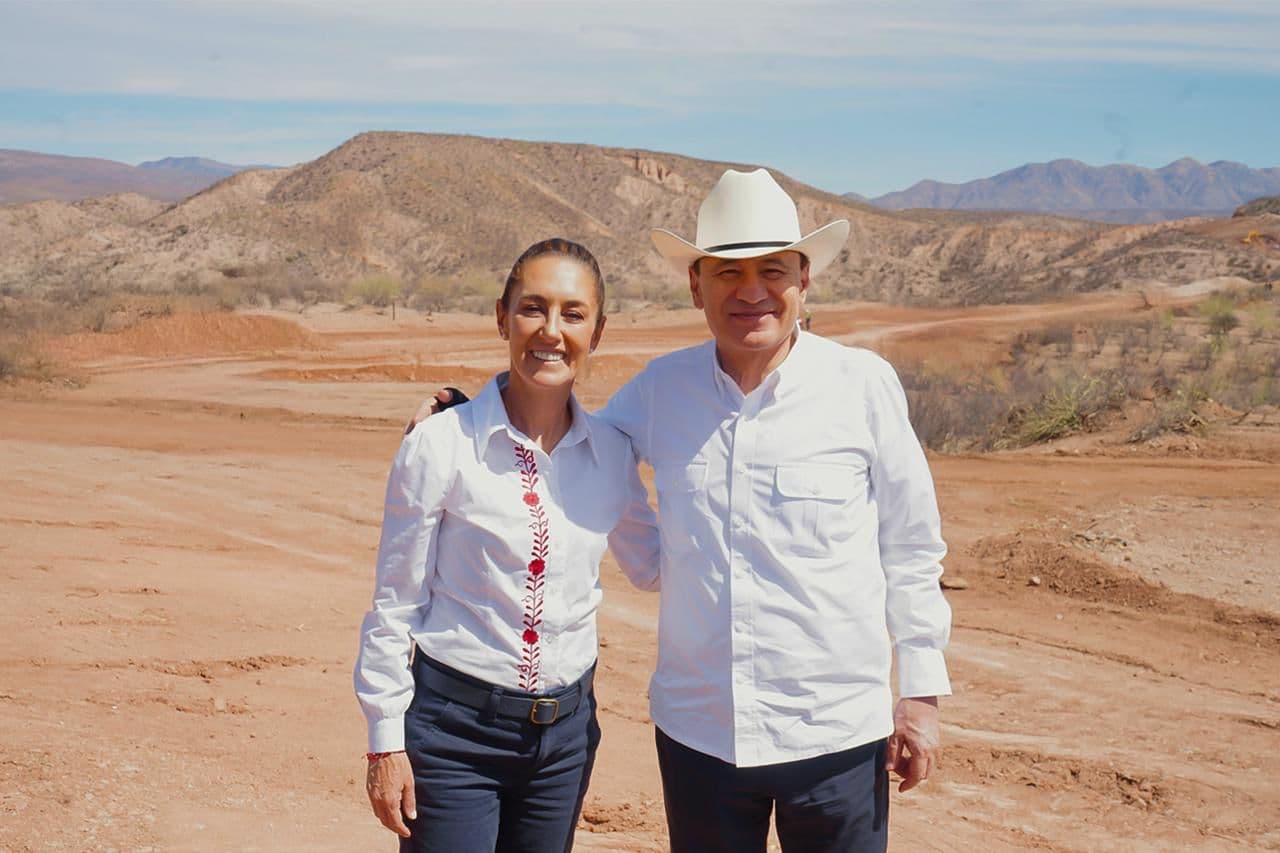 Avanzan obras en Sonora con apoyo de Sheinbaum