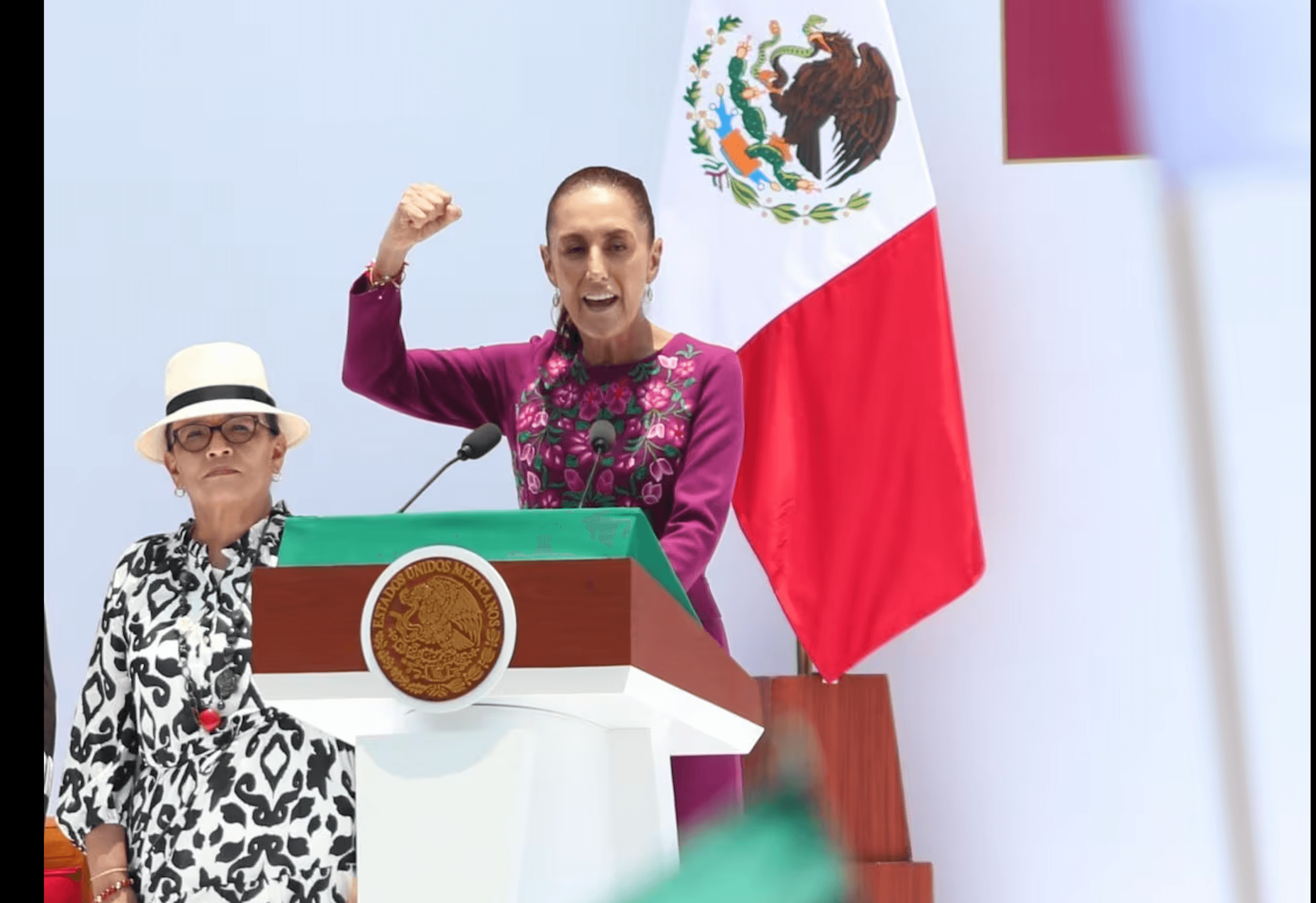Acusa Sheinbaum a EU de intervención