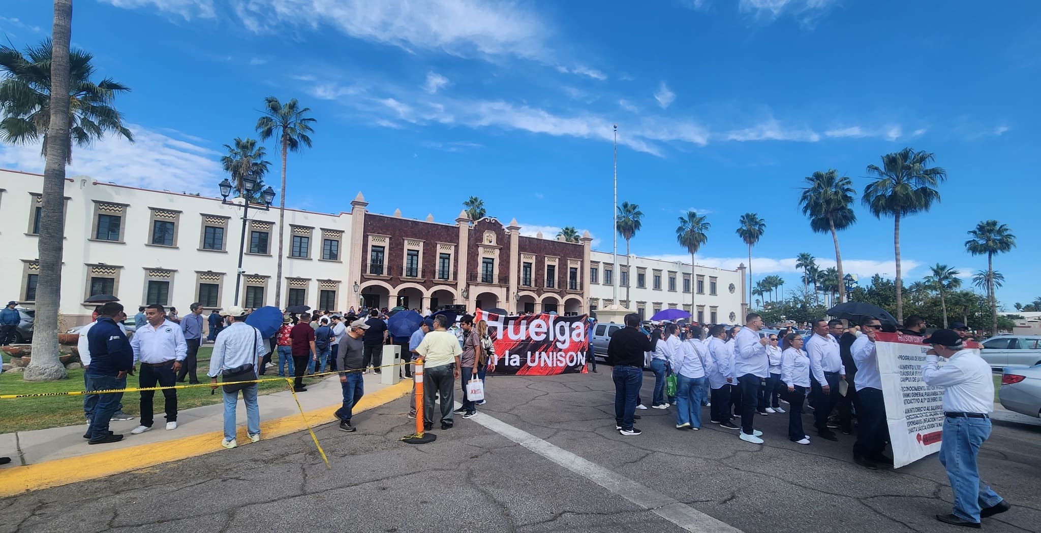 Estalla Steus huelga en la Unison al no llegar a acuerdos salariales