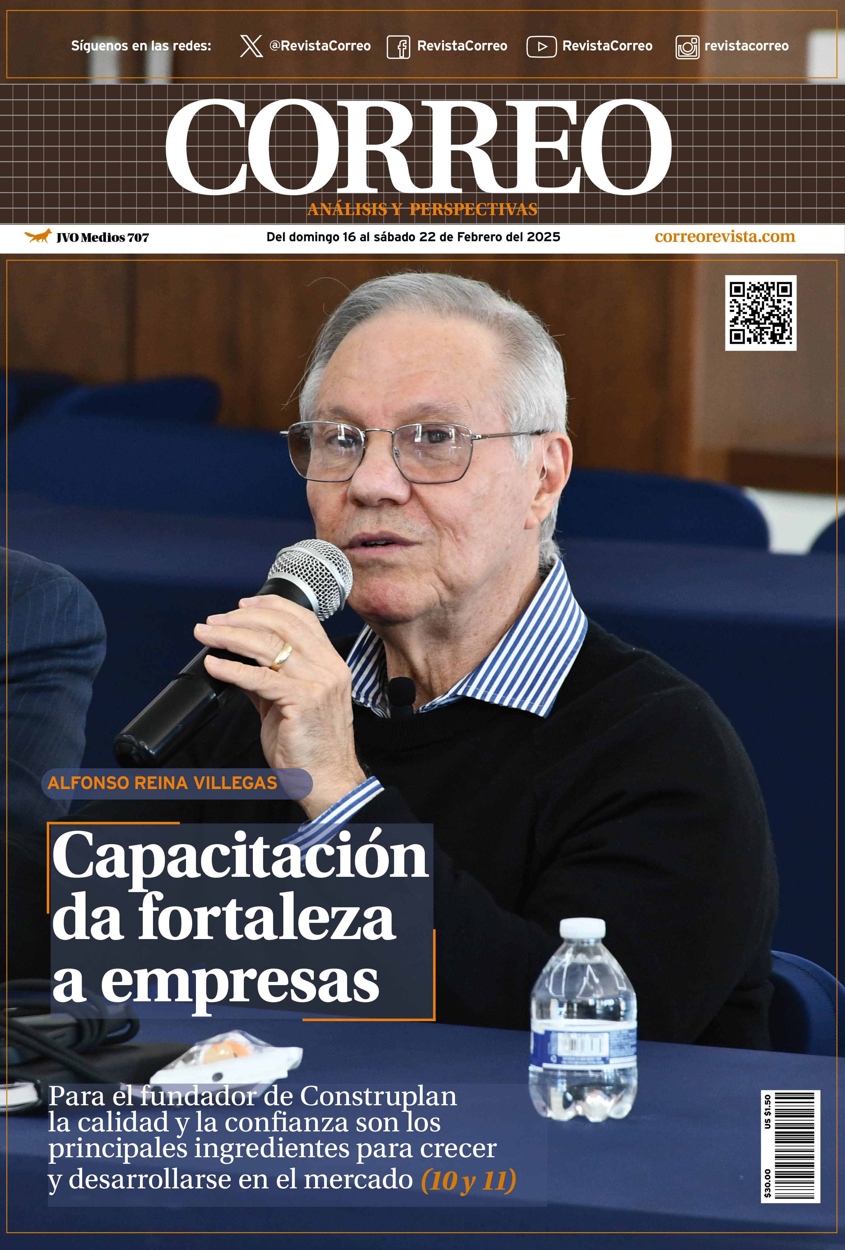 Portada de la edición REVISTA CORREO 707