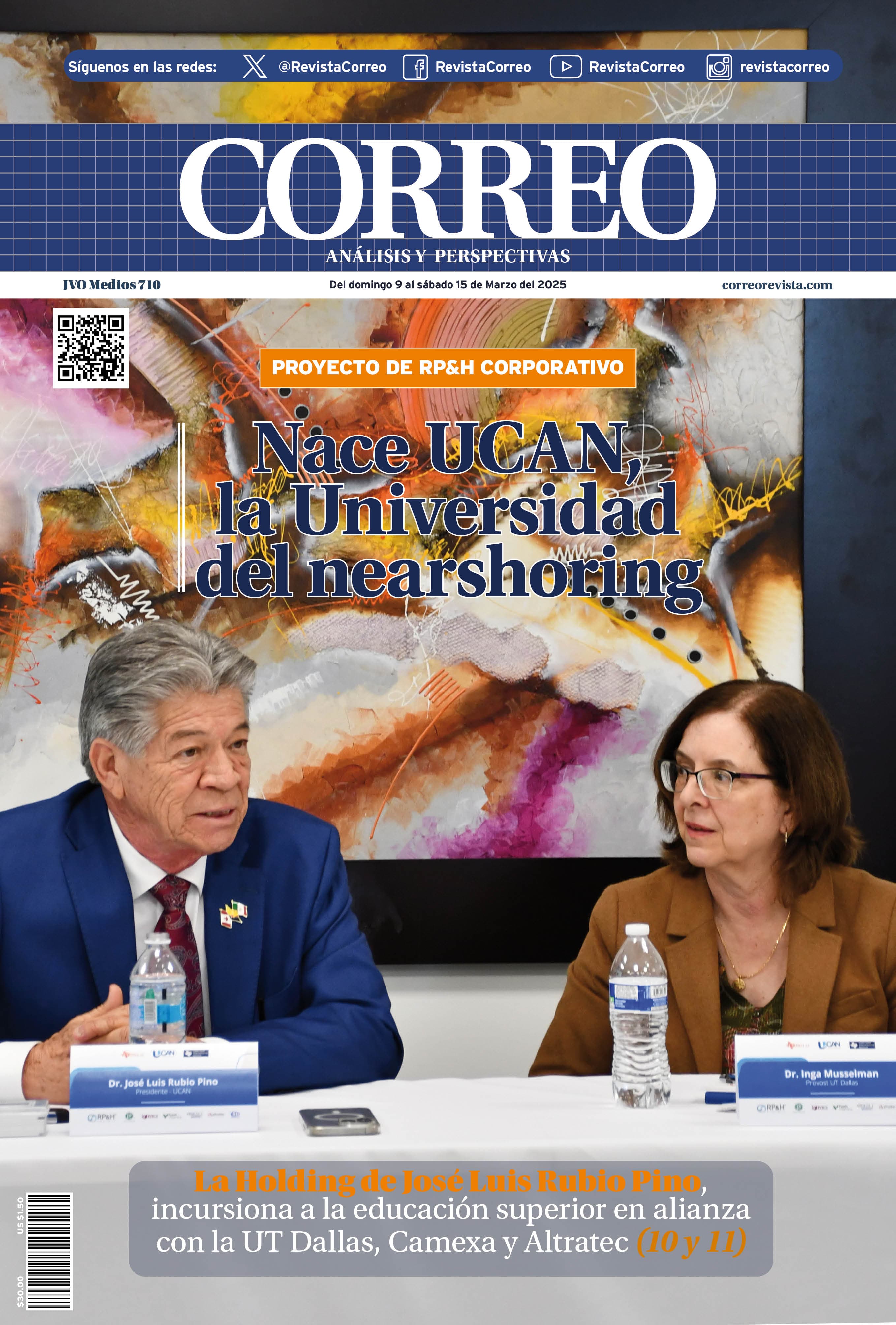 Portada de la edición REVISTA CORREO 710