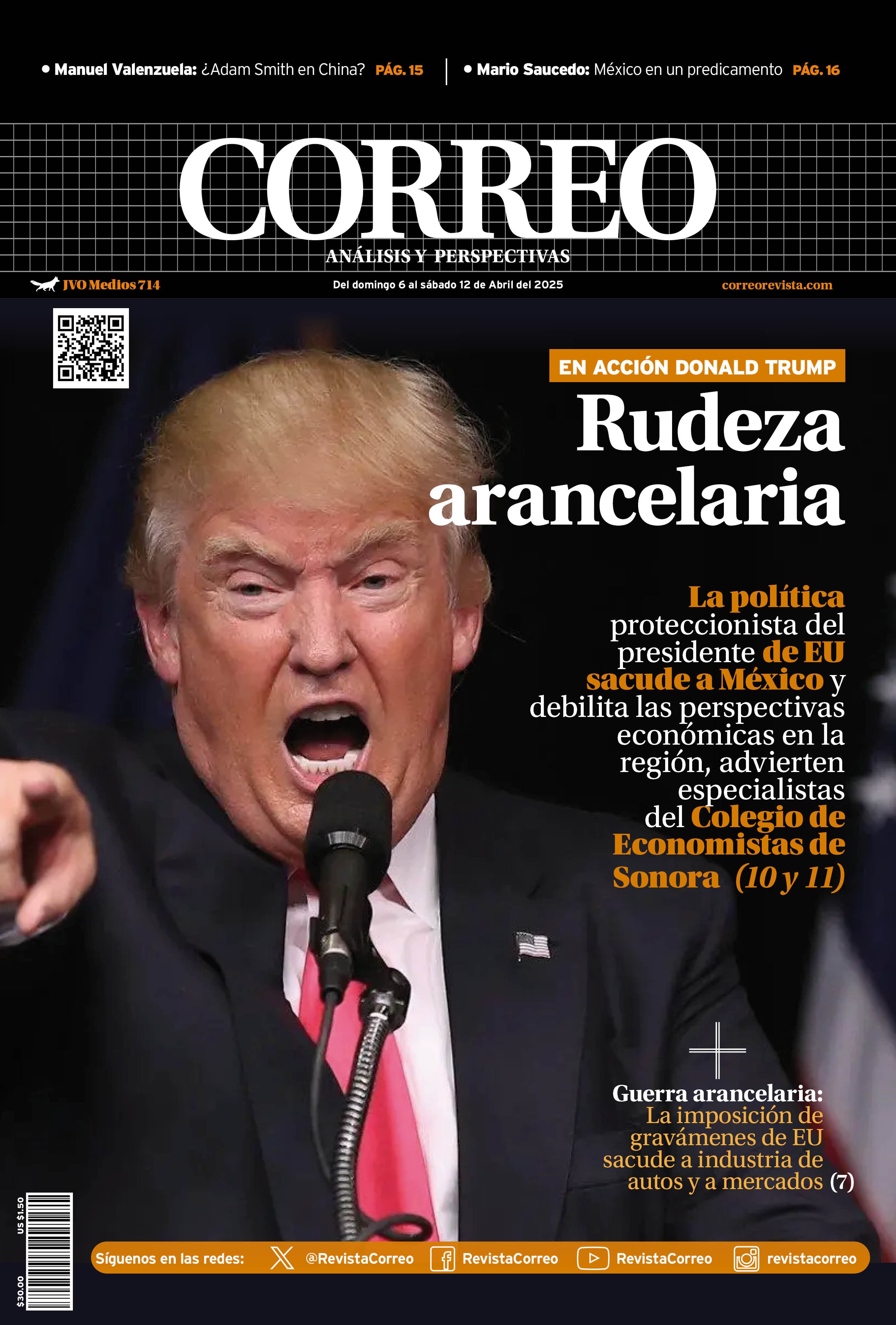 Portada de la edición REVISTA CORREO 714