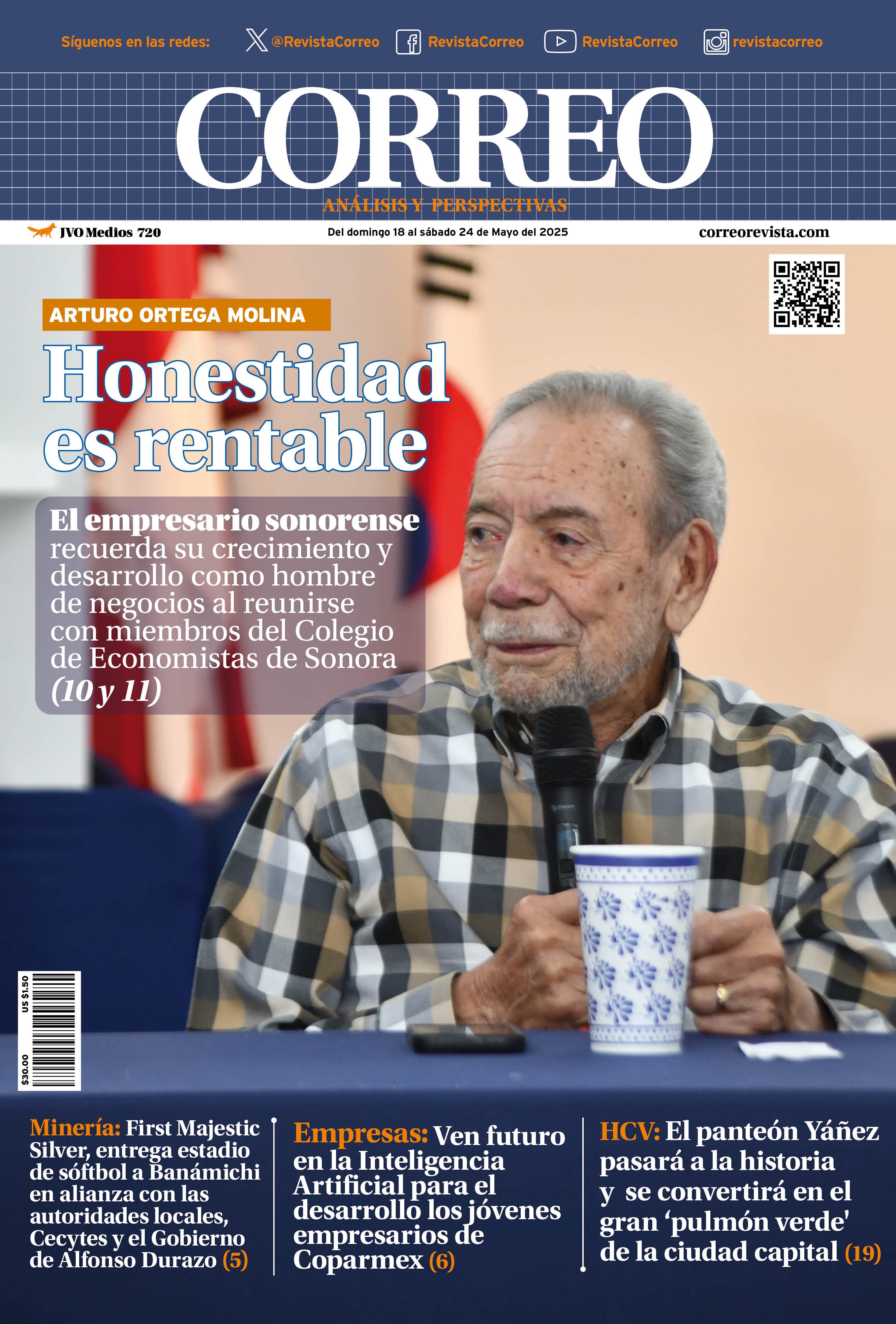 Portada de la edición REVISTA CORREO 720