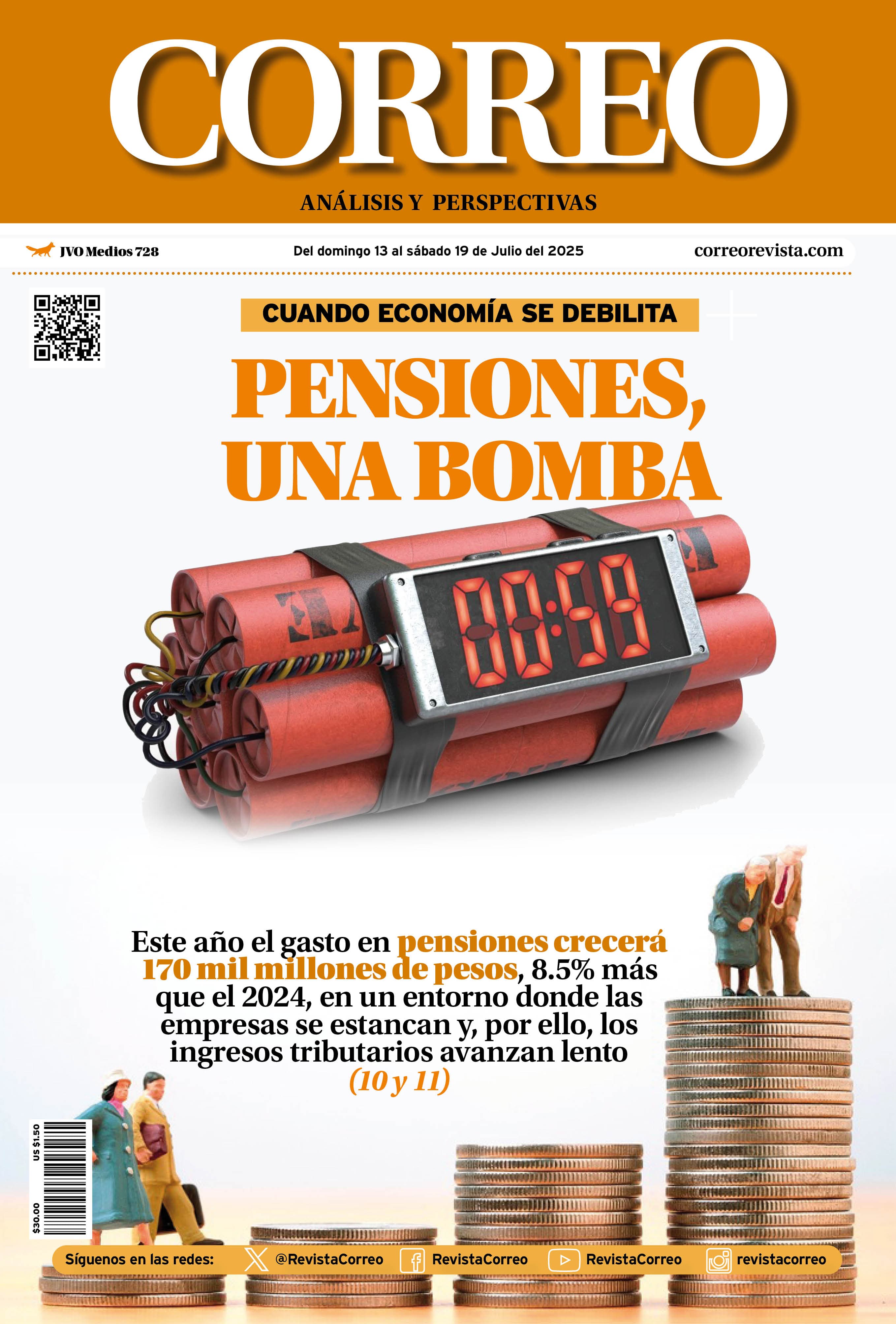 Portada de la edición REVISTA CORREO 728