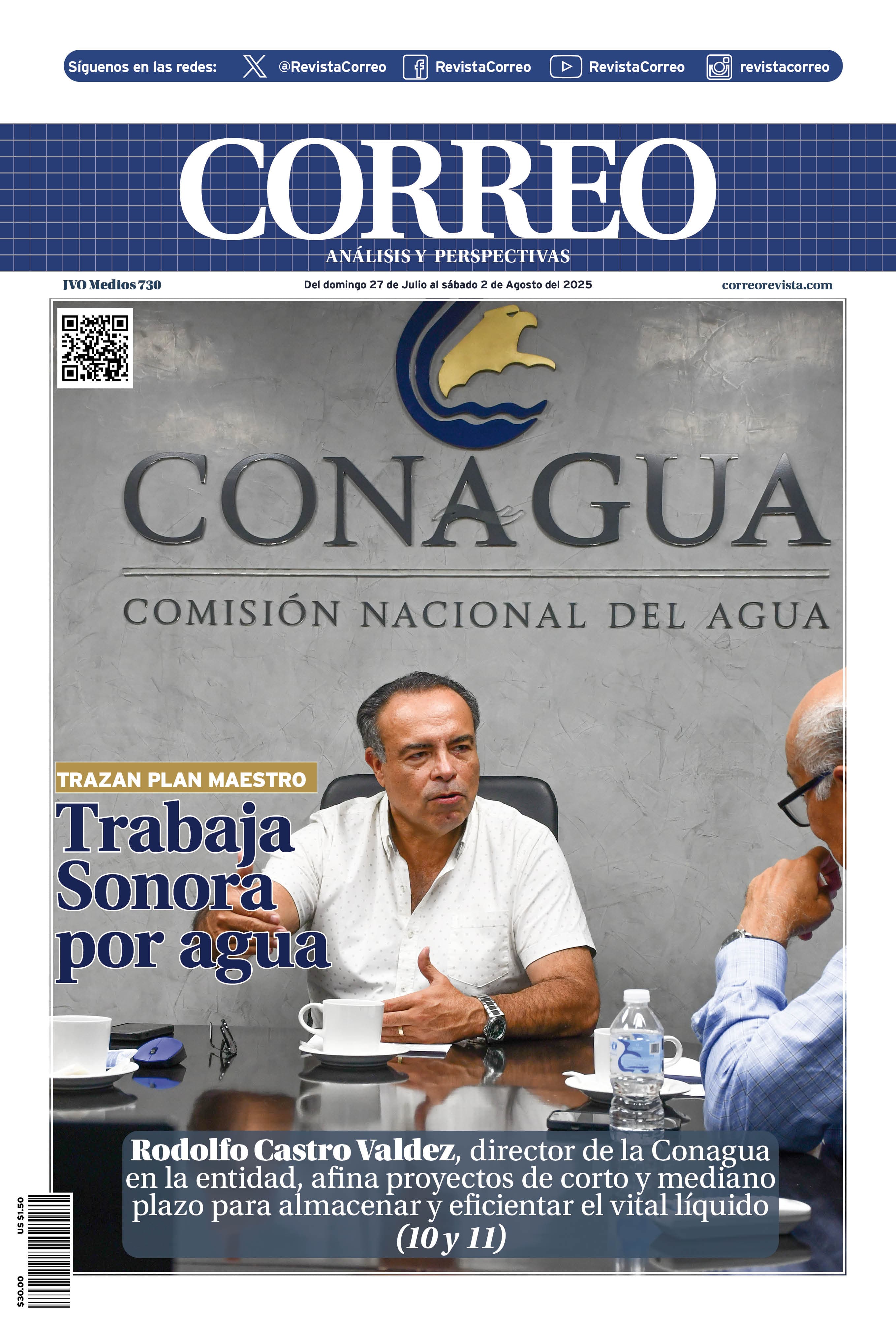 Portada de la edición REVISTA CORREO 730