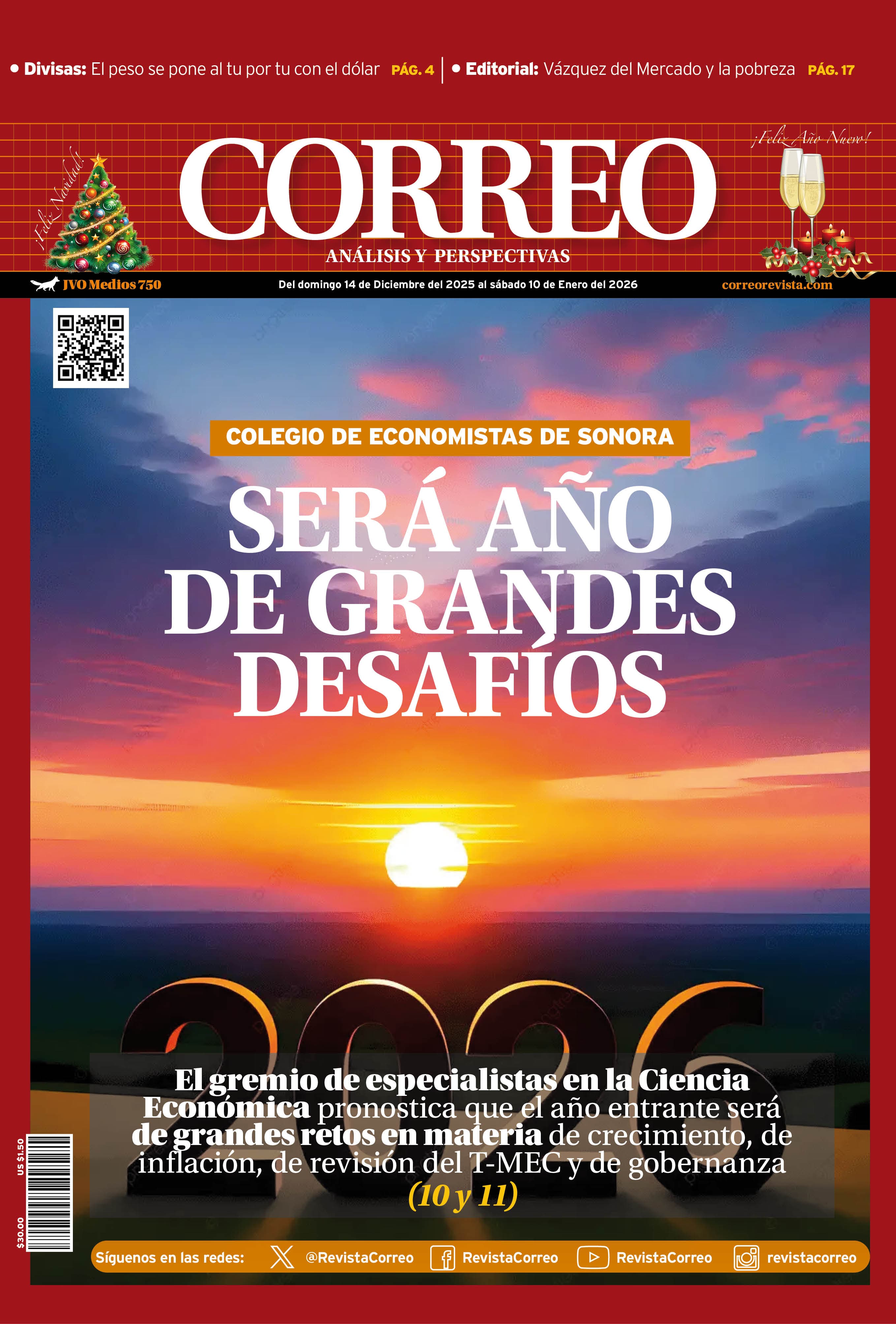 Portada de la edición REVISTA CORREO 750
