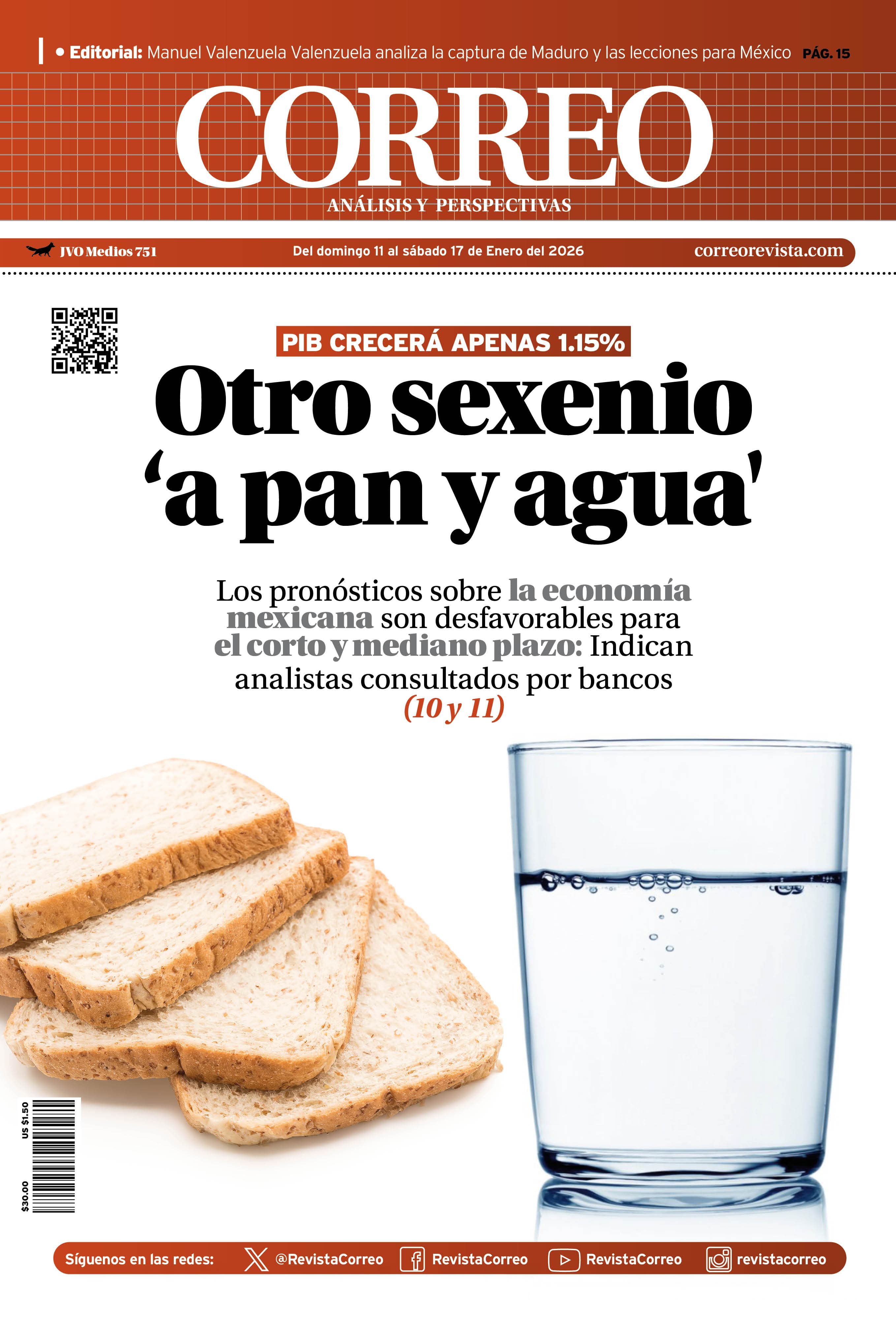 Portada de la edición REVISTA CORREO 750