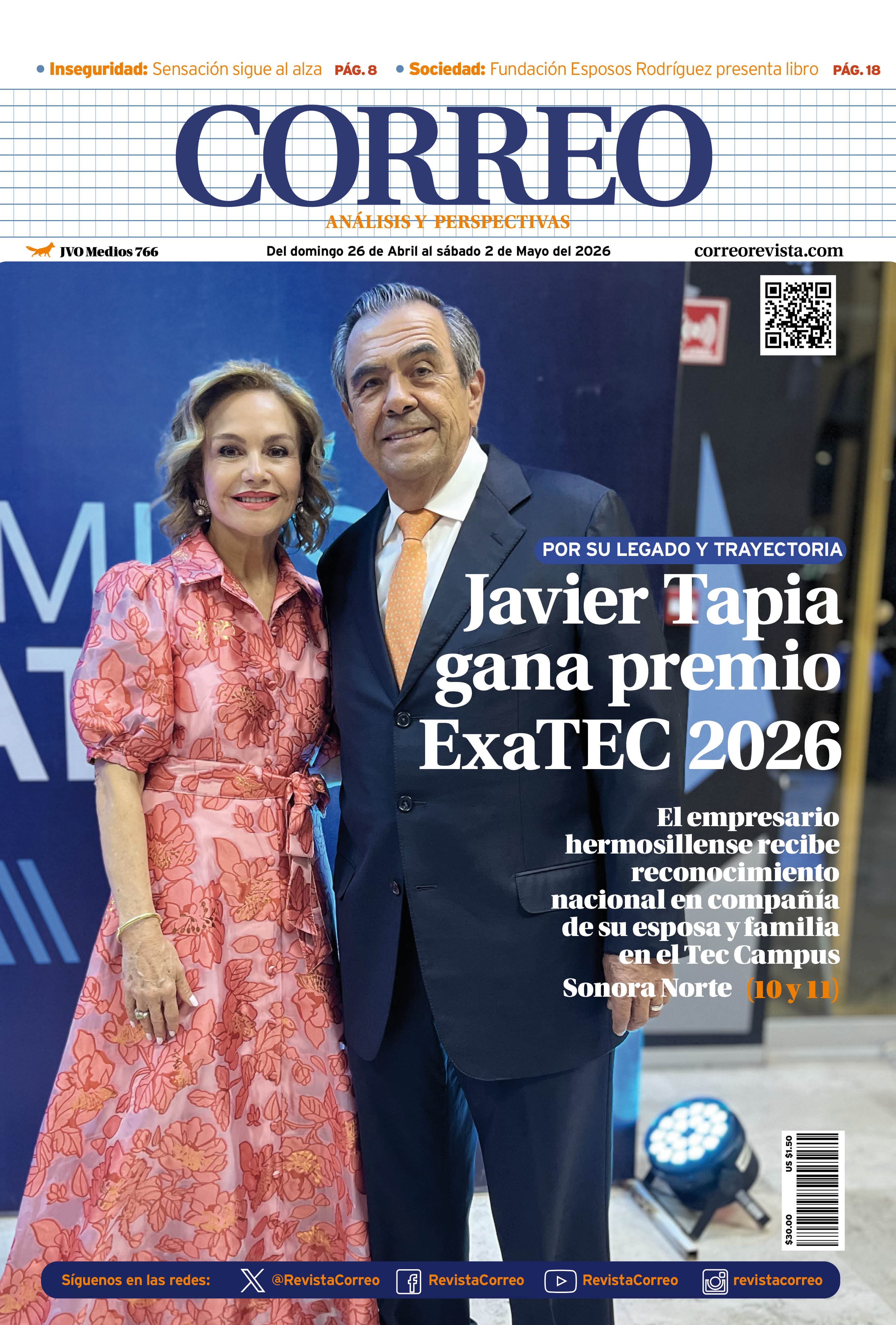 Portada de la edición REVISTA CORREO 766