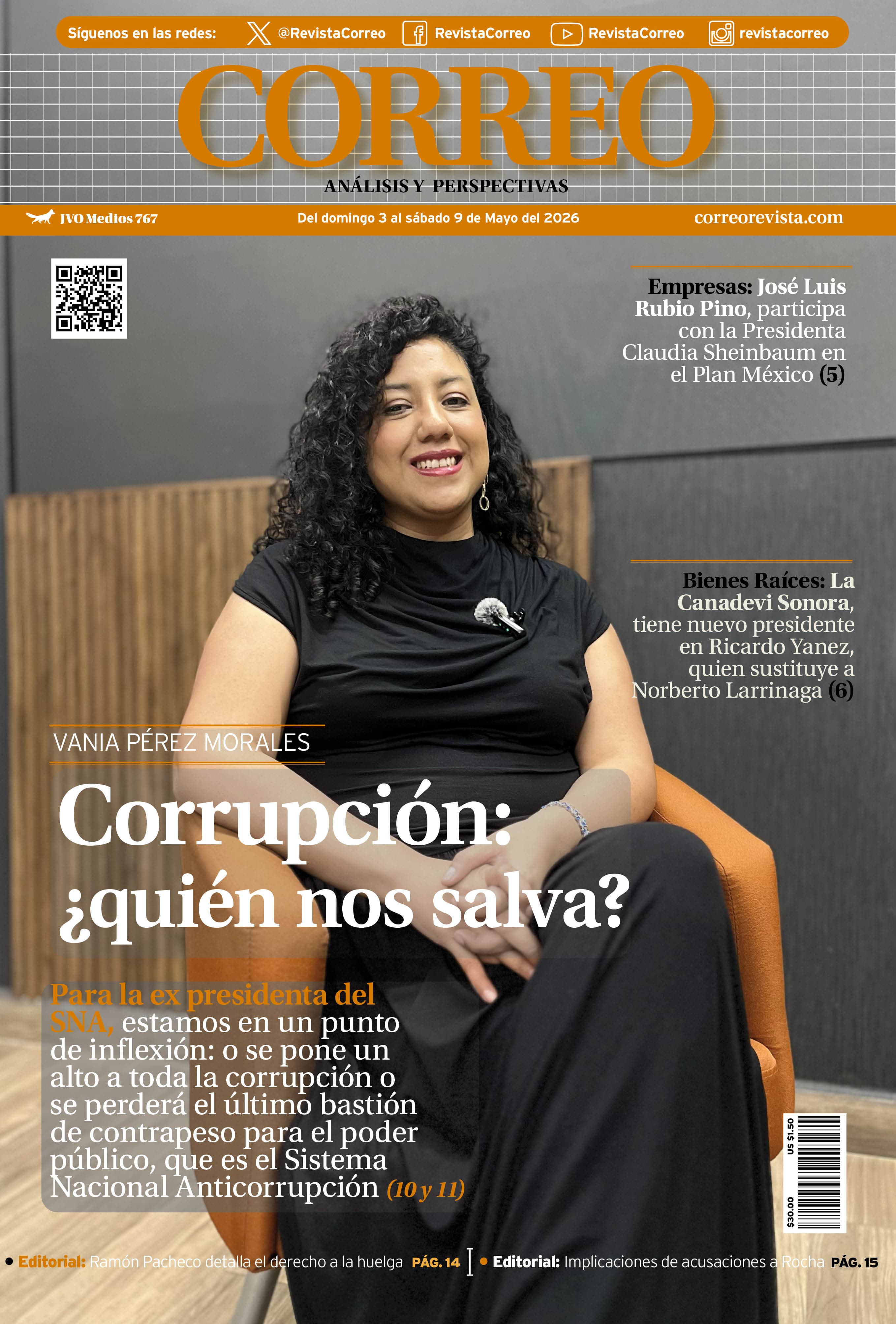 Portada de la edición REVISTA CORREO 767