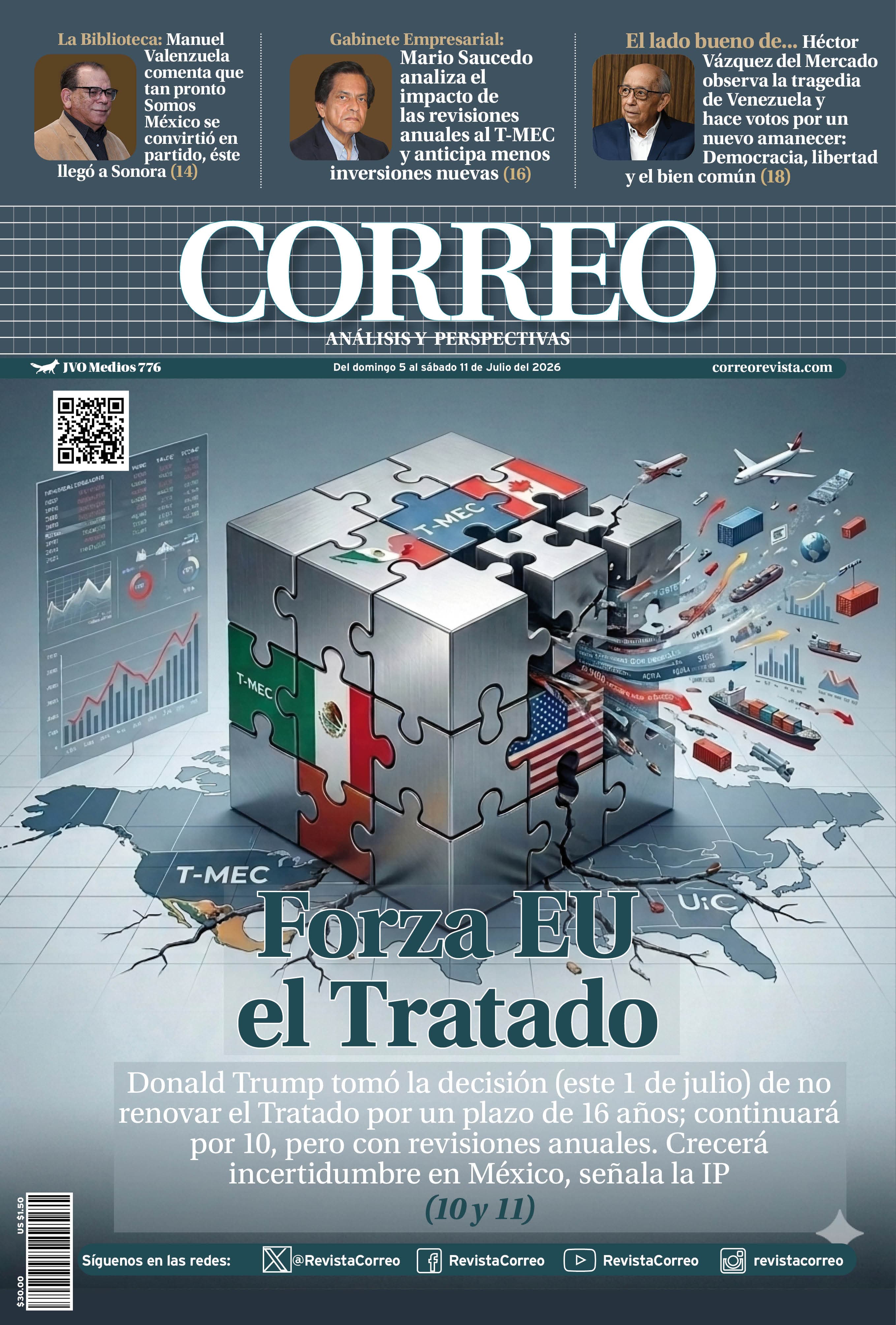 Portada de la edición REVISTA CORREO 776