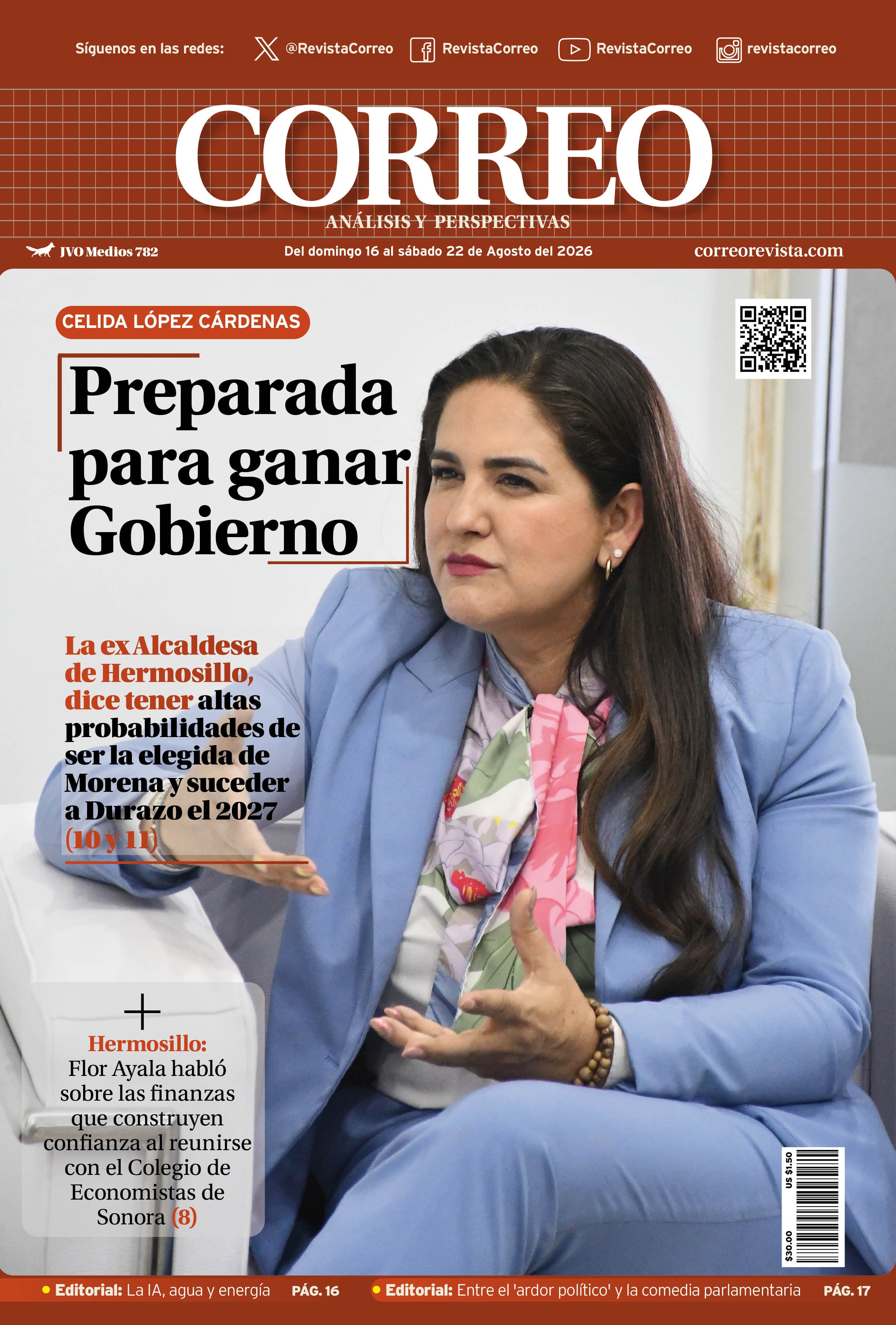 Portada de la edición REVISTA CORREO 782