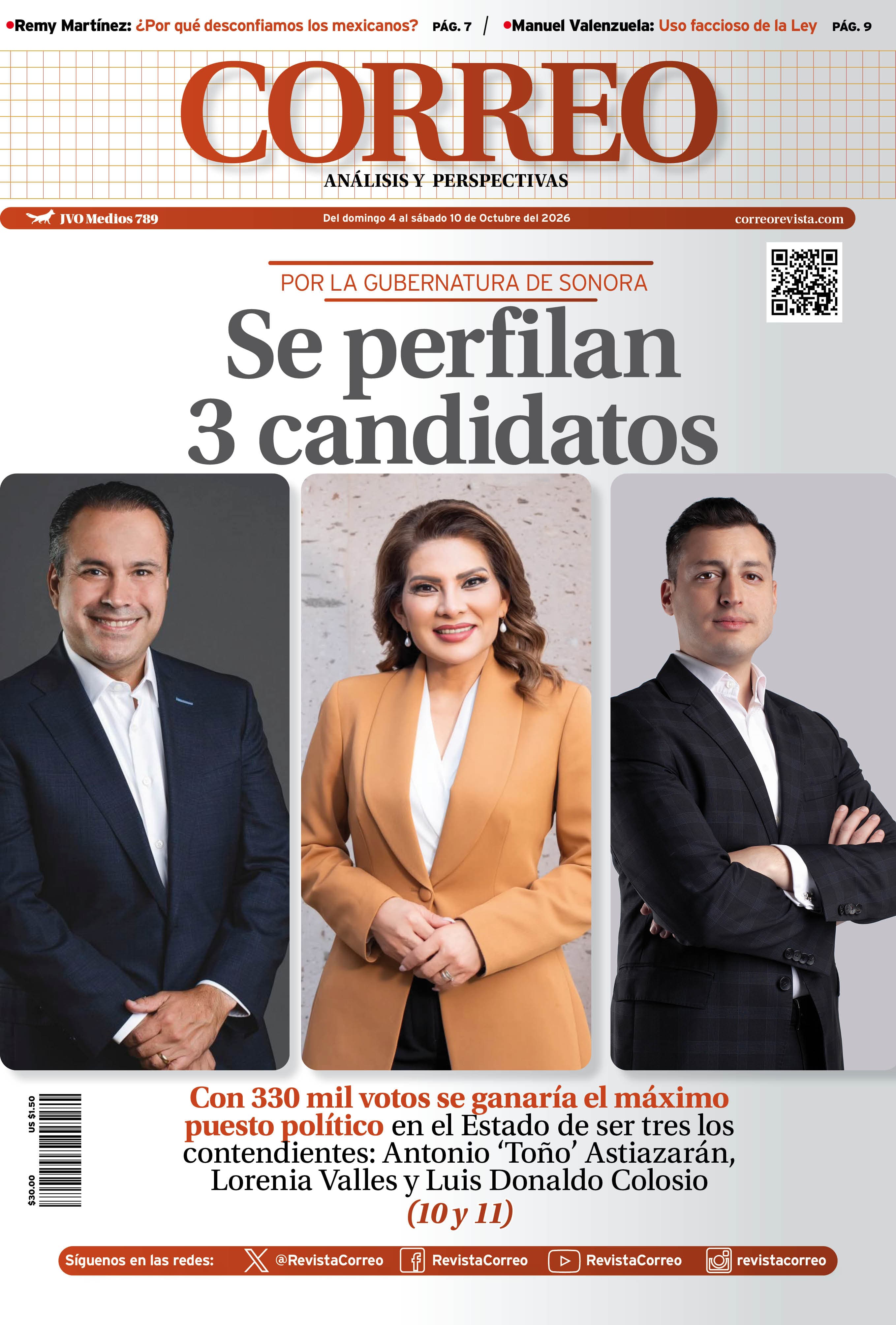 Portada de la edición REVISTA CORREO 789