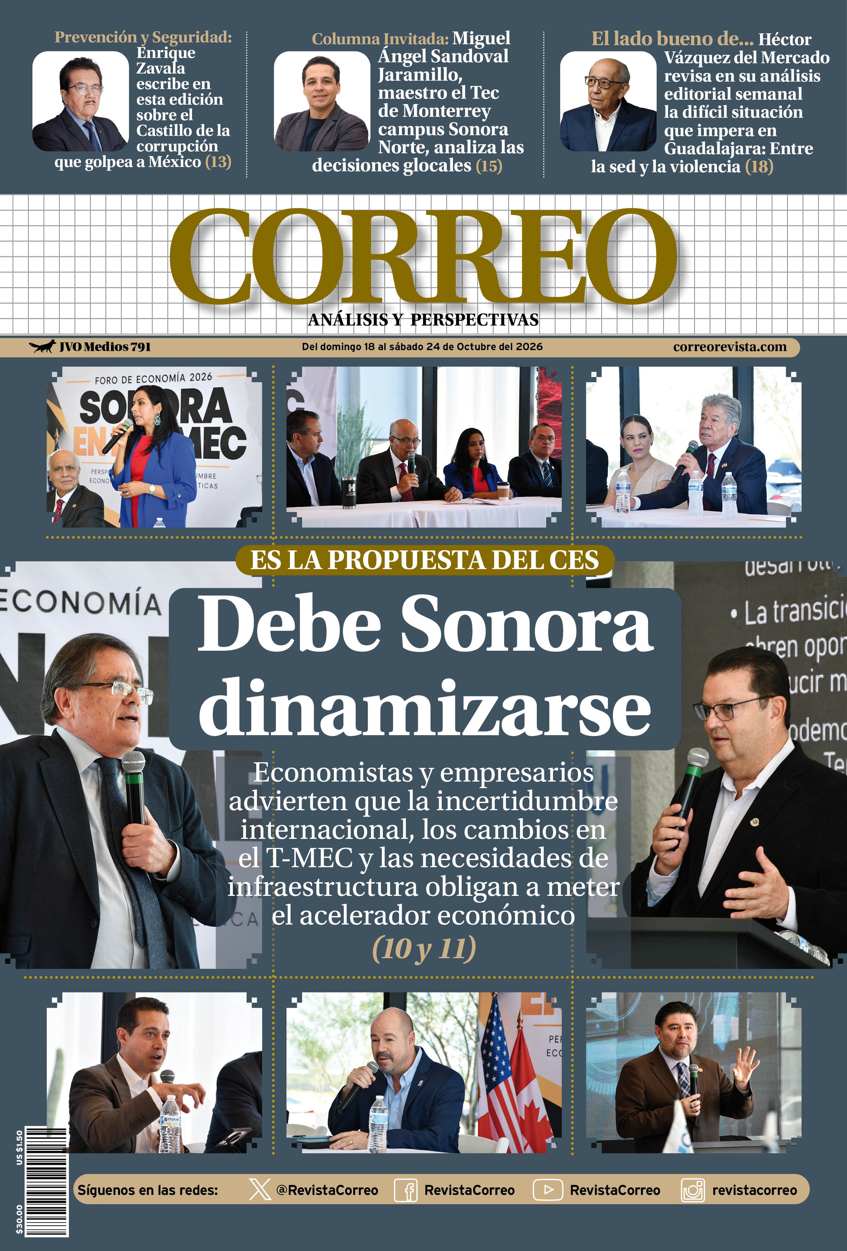 Portada de la edición REVISTA CORREO 791