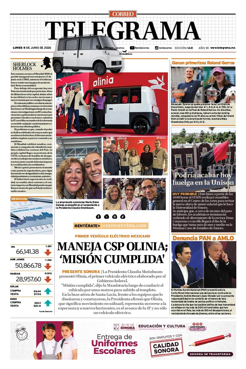 Portada de la edición TELEGRAMA 1441
