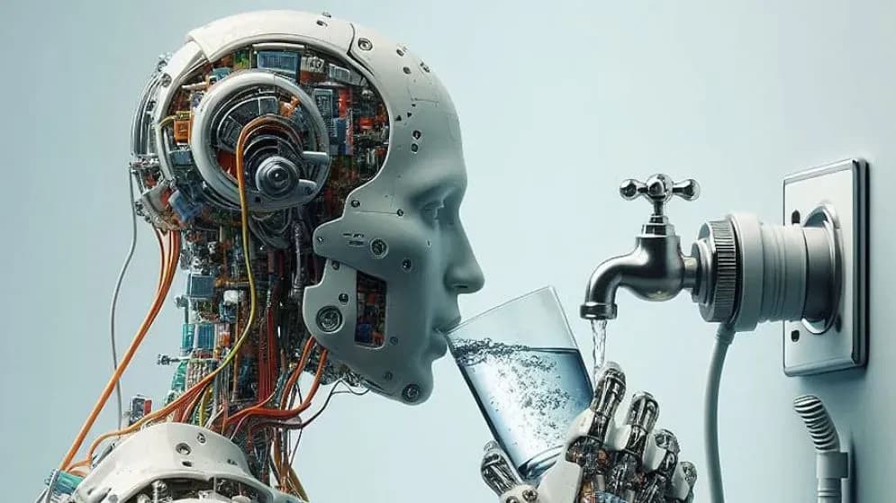 Imagen de la columna: Inteligencia Artificial, agua y energía