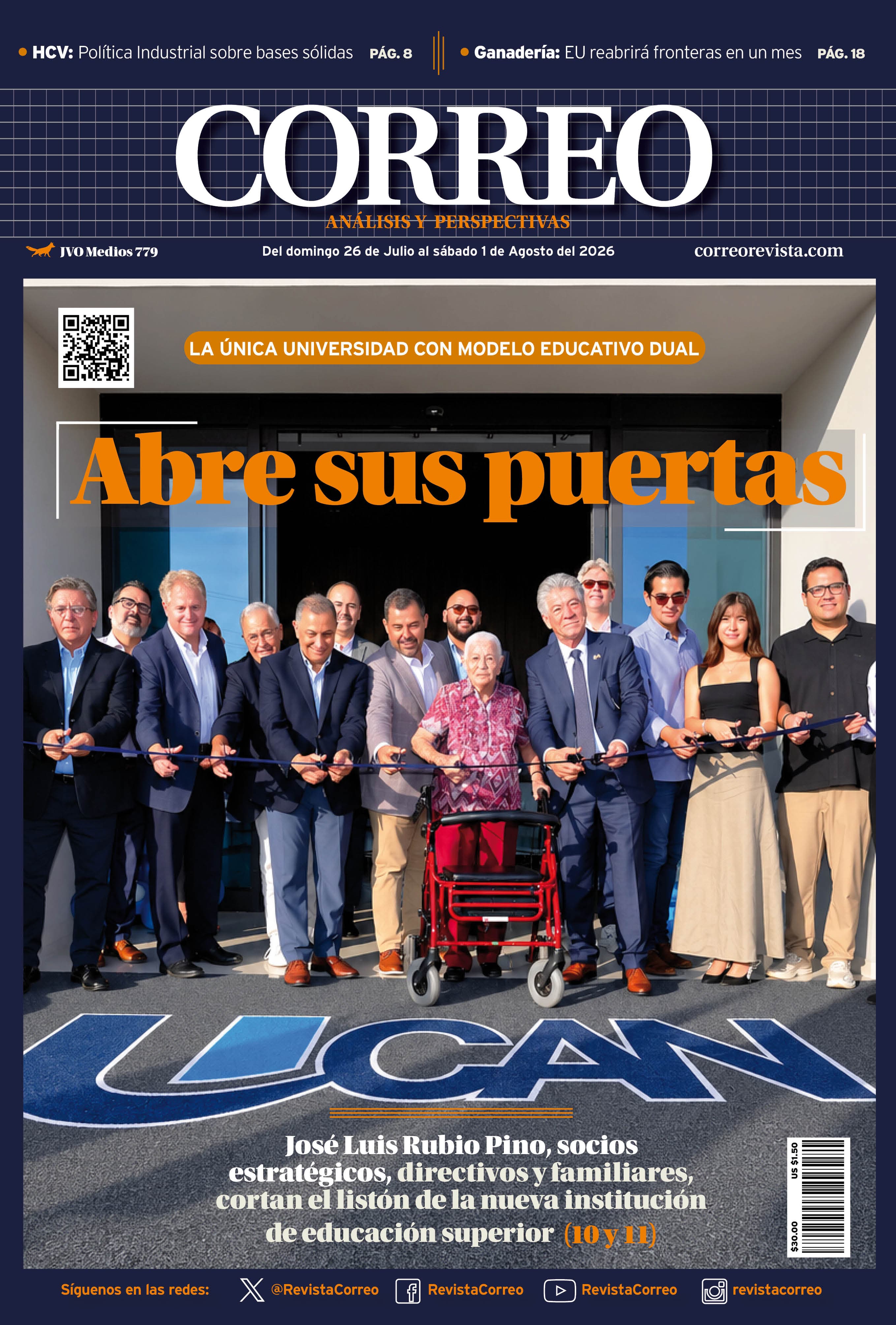 Portada de la edición REVISTA CORREO 779